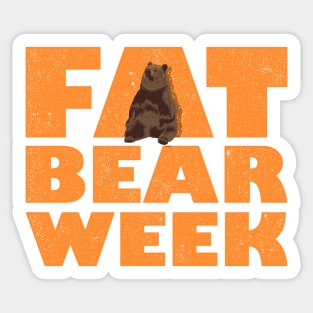 Fat Bear Week Sticker